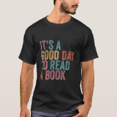 本を読む日 Tシャツ (正面)