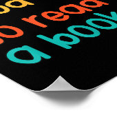 本を読む良読い日だ ポスター (角)