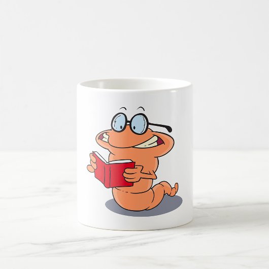 本を読む虫くん コーヒーマグカップ