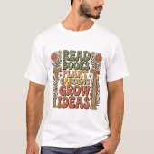 本を読む Tシャツ (正面)