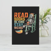 本を読め 親切であれ 普通でなくあれ スケルトン 招待状 (スタンド正面)