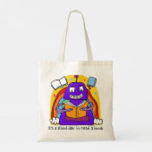 「本を読んでいい読日だ」の読トート トートバッグ (裏面)