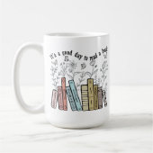 本を読んでよい日読だ コーヒーマグカップ (左)