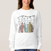 本を読んでよい日読だ スウェットシャツ (正面)