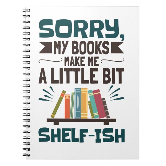 本を読んで少し気の抜けた本好きになって残念 ノートブック (正面)