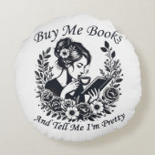 本を買って褒めてくれるだけでいいの ラウンドクッション (裏面)