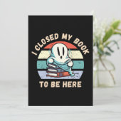 本を閉じてここに来たのよ 面白い幽霊 招待状 (スタンド正面)