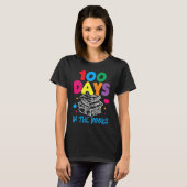 本を100日読む 英語の読書指導者 Tシャツ (正面フル)