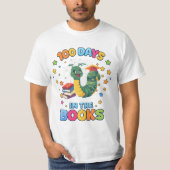 本を100日読んだよTシャツ Tシャツ (正面)