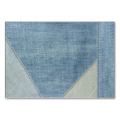 本を-デニムまたはジーンズのベビーシャワーカード持って来て下さい テーブルナンバー (裏面)