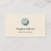 本アイコン教育産業カード 名刺 (正面)