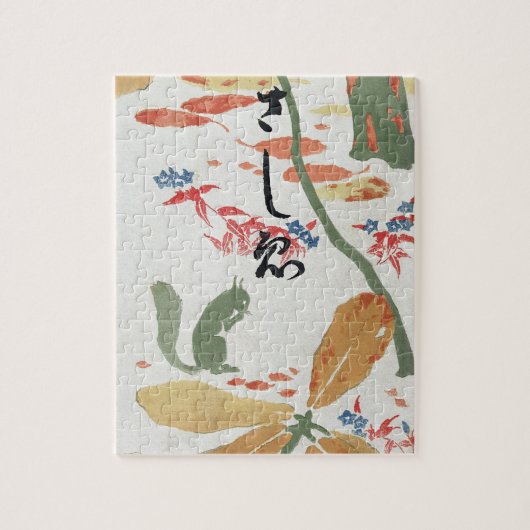 本イラスト指絵(1911年)五葉橋口。 ジグソーパズル (縦)