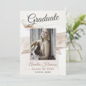 本エレガントスタック大学院写真卒業 招待状 (スタンド正面)