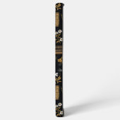 本エレガントデザイン- Dark Academia -ヴィンテージ本 Samsung Galaxyケース (左側面)