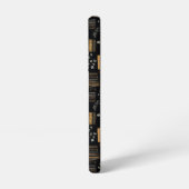 本エレガントデザイン- Dark Academia -ヴィンテージ本 Samsung Galaxyケース (左側面)