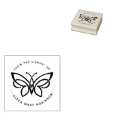 本エレガント書中のヴィンテージ ラバースタンプ (押印)