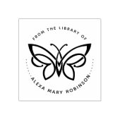 本エレガント書中のヴィンテージ ラバースタンプ (インプリント)