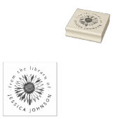 本エレガント書室のひまわりフローラ ラバースタンプ (押印)