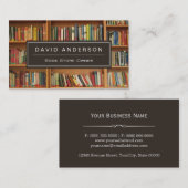 本エレガント本屋オーナー本棚 名刺 (正面/裏面)