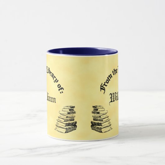 本カスタムのマグの読図書館 マグカップ (中央)