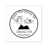 本カスタム切手の書庫からの手紙 セルフインキングスタンプ (デザイン)