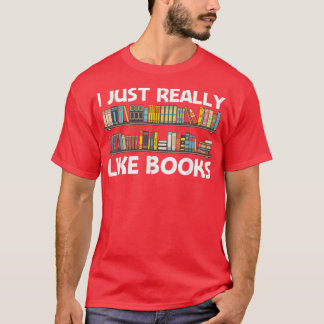 本カッコいいデザイン女子男性へ本虫読のボー Tシャツ