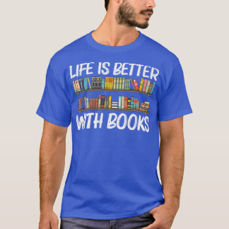 本カッコいいデザイン女子男性へ本虫読のボー Tシャツ