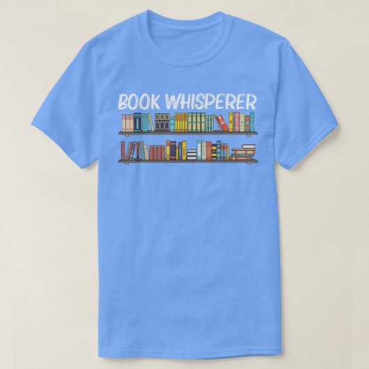 本カッコいいデザイン女子男性へ本虫読のボー Tシャツ (デザイン正面)
