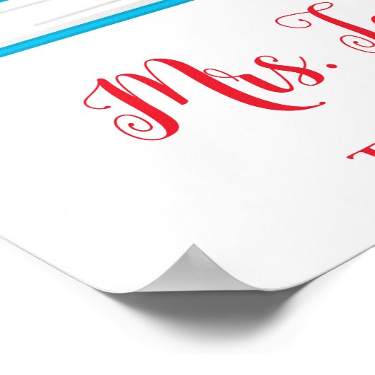 本カラフル書 ポスター (角)