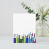 本カラフル書 ポストカード (スタンド正面)