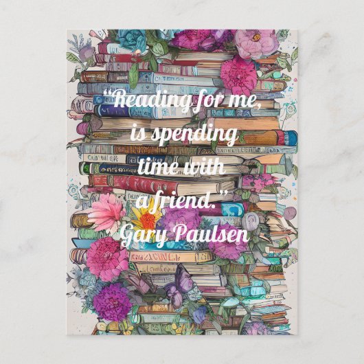 本カラフル書 ポストカード (正面)