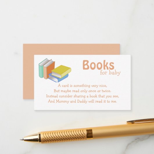 本カラフル男女兼用ベビー エンクロージャーカード (正面/裏面インサイチュ)