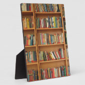 本クラシック棚の模様，本箱，本，古い フォトプラーク (側面)