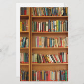 本クラシック棚の模様,本箱,本,古い 便箋 (正面/裏面)