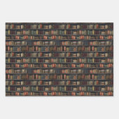 本スタイリッシュ恋人 – Dark Academia ラッピングペーパーシート (正面3)