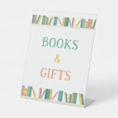 本テーマストーリーブックブックとギフトサイン 台座サイン (正面)