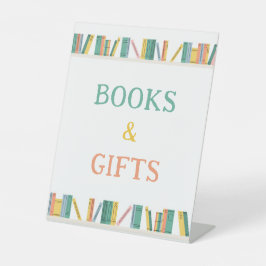 本テーマストーリーブックブックとギフトサイン 台座サイン