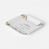 本テーマストーリーブックベビーシャワー ペーパープレート (傾斜あり)