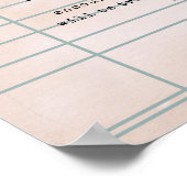 本テーマ図書館カード卒業アドバイスの願い ポスター (角)