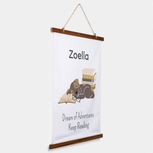 本テーマ読のコーナーポスタ子供へー 吊り下げ型タペストリー (傾斜あり)