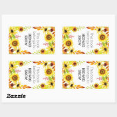 本パーソナライズされたはフローラ蔵書票 長方形シール (シート)