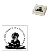 本パーソナライズされた印子供へ ラバースタンプ (押印)