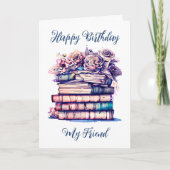 本パーソナライズされた好きのハッピーバースデー カード (正面)