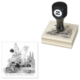 本パーソナライズされた好き向けブックオーナースタンプ ラバースタンプ