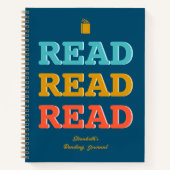 本パーソナライズされた好き読の日記 ノートブック (正面)