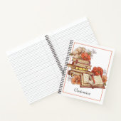 本パーソナライズされた花 ノートブック (内部)