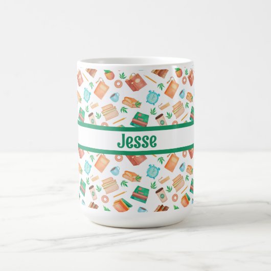 本パーソナライズされた、コーヒー、紅茶、多肉類、 コーヒーマグカップ (中央)