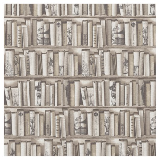 本ビクトリアン書 ファブリック (クローズアップ)