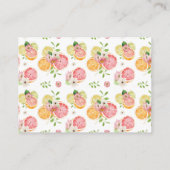 本ベビーリクエスト小かわいこちゃん赤ちゃんシャワー エンクロージャーカード (裏面)