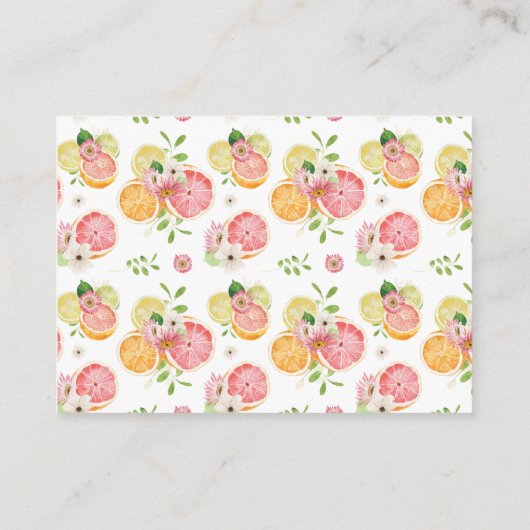 本ベビーリクエスト小かわいこちゃん赤ちゃんシャワー エンクロージャーカード (裏面)